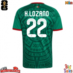 Mexico Hirving Lozano #22 Replica Home Stadium Shirt World Cup 2026 Short Sleeve